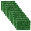 12Pcs 23.6x15.75in Artificial Boxwood Topiary Hedge Plant Grass Backdrop Fence Privacy Screen Grass Wall Decoration For Balcony Garden Fence