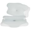 2 Pack Orthopedic Memory Foam Pillows with Cooling Case Neck Support Pillows with Machine Washable Case for Side Back Stomach Sleepers