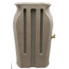 SandStone 50-Gallon Plastic Urn Rain Barrel with Planter Top [LIT GR]