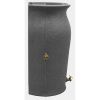 Granite 50-Gallon Plastic Urn Rain Barrel with Planter Top [DRK GR]
