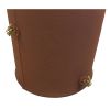 Terra Cotta Plastic Urn Rain Barrel with Planter Top [BWN]