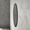Round 32-inch Wall Mirror in Black - Bedroom Living Room Accent Bathroom Mirror