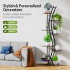 63-inch Tall Modern 6-Shelf Indoor Plant Stand Shelving Unit