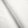 Full/Queen White Diamond Jacquard 3 PCS Comforter Set