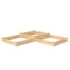 Farmhouse Cedar Wood Raised Garden Bed 4 ft x 12 ft - Made in USA