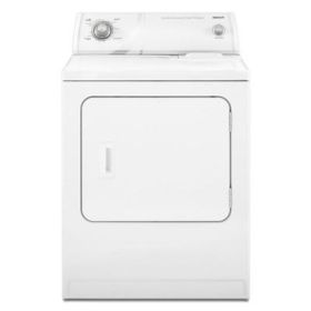 6.5 cu. ft. X-Large Capacity Electric Dryer in White