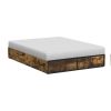 Queen Platform Bed Frame with 4 Storage Drawers