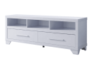 Modern White TV Media Stand, Home Entertainment Center