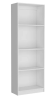 Benzoni Bookcase 3-Shelves White