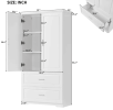 Tall Bathroom Storage Cabinet