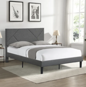 🛏️ Full Size Bed Frame with Headboard