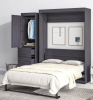 🛏️ Full Size Murphy Bed with Wardrobe & Drawers