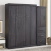 🛏️ Full Size Murphy Bed with Wardrobe & Drawers