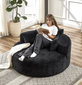 🛋️ Chenille Sponge Single Sofa