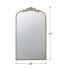 Golden Arched Mirror