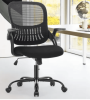 Ergonomic Mid-Back Mesh Office Chair — Adjustable Height Swivel Task Chair with Lumbar Support
