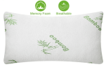 Bamboo Memory Foam  Queen-Size Bed Pillow