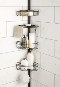 4-Tier Steel Shower Pole