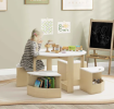 5‑Piece Kids Table and Chairs Set + Storage