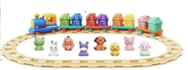 Toddler Train Set Learning Toy with Music & Lights