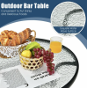 Stylish 3‑Piece Outdoor Patio Bar Table & Stool Set