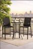 Stylish 3‑Piece Outdoor Patio Bar Table & Stool Set