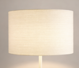 Modern Floor Lamp with White Paper Drum Shade