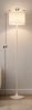 Modern Floor Lamp with White Paper Drum Shade