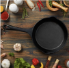 3‑Piece Cast Iron Non Stick Skillet Set