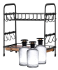 Kitchen Coffee Organizer Station | Countertop Coffee Bar Storage