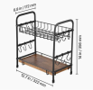 Kitchen Coffee Organizer Station | Countertop Coffee Bar Storage