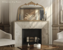 24x34 Traditional Gold Arch Wall Mirror