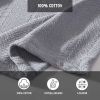 Twin size Cozy Lightweight Grey 100-Percent Cotton Blanket - Machine Washable