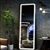 [White] 64-Inch Full Length Floor Mirror with Stand | Modern LED Mirror