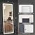[White] 64-Inch Full Length Floor Mirror with Stand | Modern LED Mirror