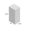 offWhite Metal 3-Drawer Vertical File Cabinet with 2 Locking Drawers