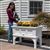 White Raised Garden Bed Planter Box