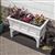 White Raised Garden Bed Planter Box