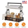 Metal Grill Caddy with Paper Towel Holders Utensil Holder	for Outdoor Picnic Barbecue Camping Grilling Tools Storage Organizer Barbecue