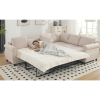 2 in 1  L Shaped Sleeper Sofa