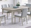 Natural Wood Grain Rectangular Dining Table