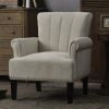 Accent Rivet Tufted Polyester Armchair