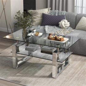 Transparent Glass Coffee Table