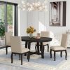 5-Piece Farmhouse Dining Set