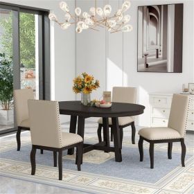 5-Piece Farmhouse Dining Set