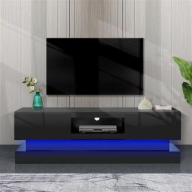 Modern TV Stand with LED Lights