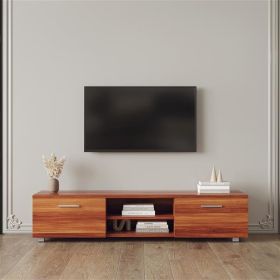 Walnut TV Stand / Media Console Entertainment Center