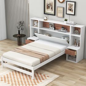 Twin Size Platform Bed + Storage