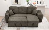 Reversible Pull-Out L-Shaped Sofa Bed,