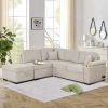Sleeper Sofa Bed 2 in 1 with Storage Ottoman